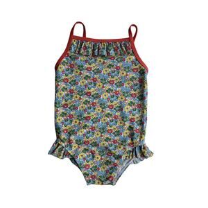 Mini Boden Floral One Piece Swimsuit